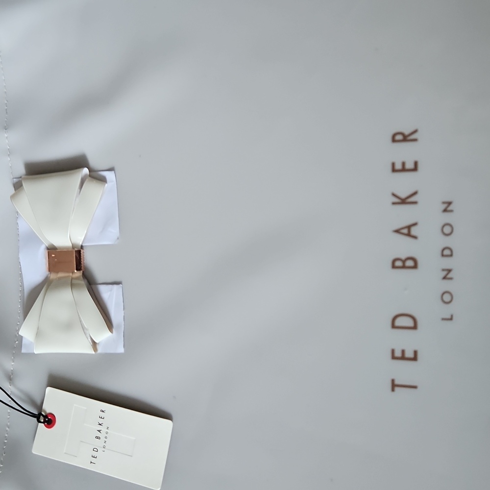 Ted Baker Cream Tote with Bow Accent - Picture 2 of 5